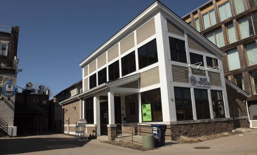 The Amherst Historical Society is preparing to move to this downtown commercial space at 45 Boltwood Walk where Mass Vintage retail shop is currently located. The Amherst Historical Society is preparing to move to this downtown commercial space at 45 Boltwood Walk where Mass Vintage retail shop is currently located.