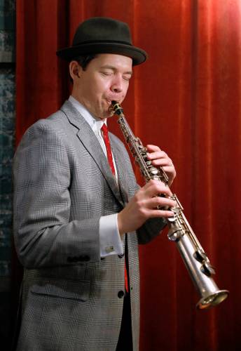 Clarinetist and saxophonist Evan Arntzen plays a 100-year-old soprano saxophone once owned by the storied clarinetist George Lewis, who was born in New Orleans in 1900.